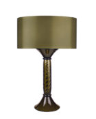 Dante-Table-Lamp---Bronze-Green-Olive-Silk-